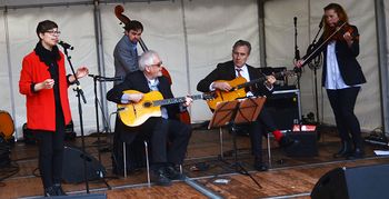 "Made in France" i Kungsträdgården, maj 2014, med Micke Selander. Foto: Torbjörn Calvero
