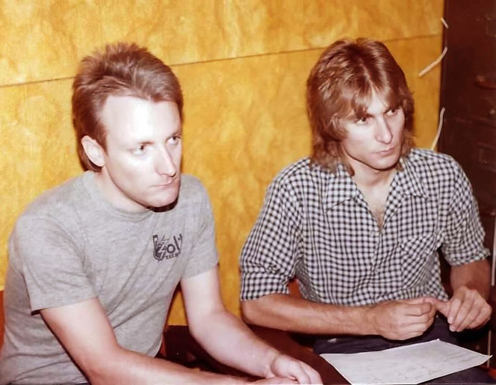 Bruce & Terry Carolan at Grandstaff Studios, Summer 1982