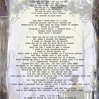 "From We to Me" Lyric Sheet 