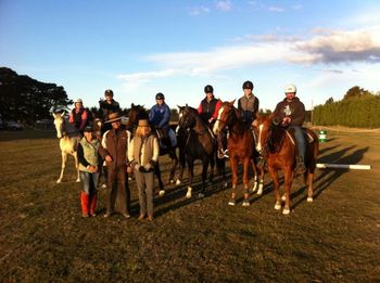 Last group of riders for Sunday Clinic
