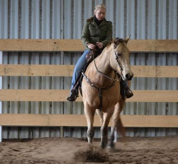 Mt Wallace indoor clinic, me having a ride
