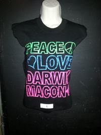 Darwin Macon Peace, Love T Shirt
