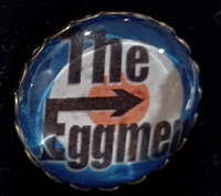 Eggmen Brooch (now in colour!)