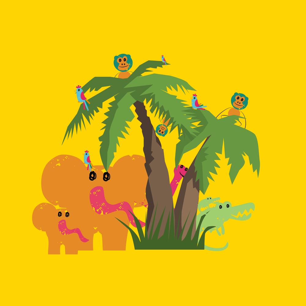 Jungle Songs for Kindergarten Down in the Jungle Rhyme