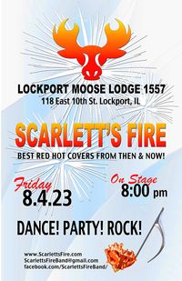 Scarlett's Fire Live Music and Dancing on a Friday Evening!
