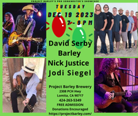 PROJECT BARLEY PRO SONGWRITER SHOWCASE - DAVID SERBY/ED TREE, NICK JUSTICE/RICHARD STEKOL, JODI SIEGEL & Barley unplugged