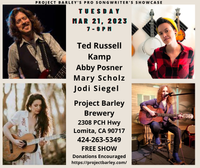 PROJECT BARLEY PRO SONGWRITER SHOWCASE - Ted Russell Kamp, Abby Posner, Mary Sholtz, Jodi Siegel