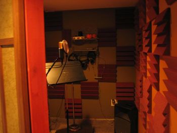 Isolation booth ...COZY
