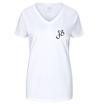 "JB" Women's V Neck T-Shirt (Short Sleeve)