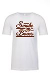 Men's Tri-Blend Smoke N Bones Tee - White