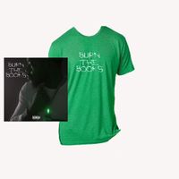 Burn the Books - t shirt (green)