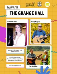Mary's River Grange Hall - Songwriter's in the Round - with Darryl Purpose and True North Duo
