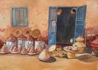 Mirleft Tagines, Morocco - 12 x 16 Matted Print