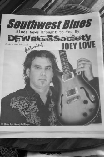 Joey Love featured in Southwest Blues Magazine
