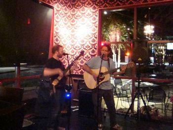 Mason Bissett and Billy Jones at the Wine Cellar in Cornelius 10/15/10
