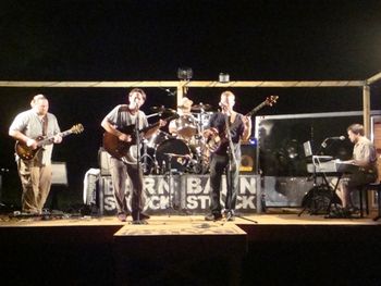 Billy Jones and the Pocket on stage at Old Folks Barnstock August 5, 2011
