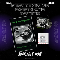 San Juan Nights Remix: San Juan Nightride Remix CD, Poster and Patch Deal