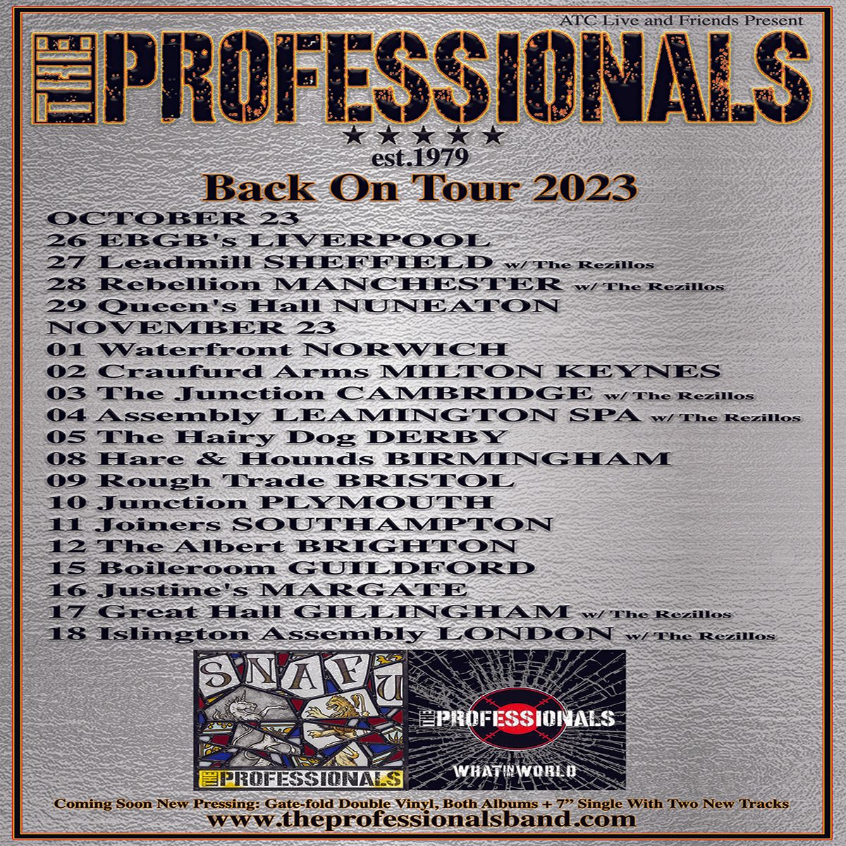 The Professionals Band Shows