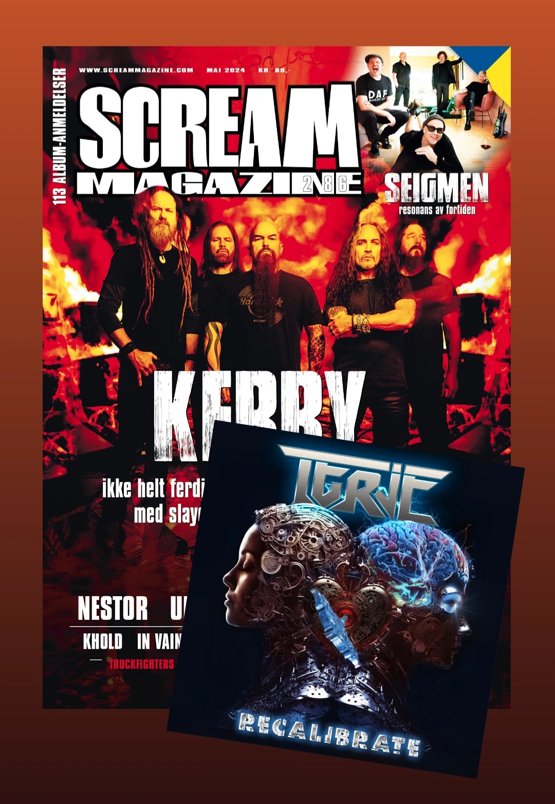 Terje review of Recairate in Scream Magazine no.286