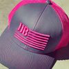 Pink JJB Flag on Grey SnapBack Hat