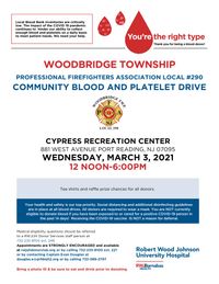 Woodbridge Township Community Blood and Platelet Drive