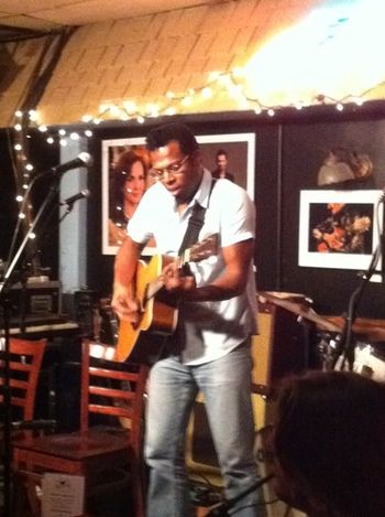 Performing at The Bluebird Cafe in Nashville, TN early 2012
