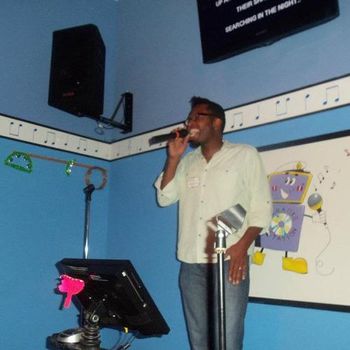 Singing Karaoke at my class reunion. Bedford, OH Aug 2012
