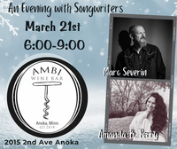 Evening with Songwriters Marc Severin and Amanda B. Perry