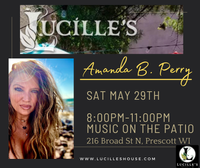 Amanda B. Perry at Lucille's on the Patio