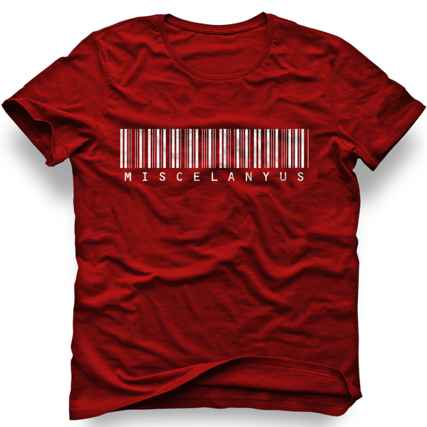 Miscelanyus "Red" Barcode T- Shirt