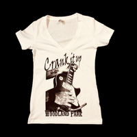 NEW - Women's V-neck "crank it up"