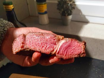 A steak in the hand is worth... everything
