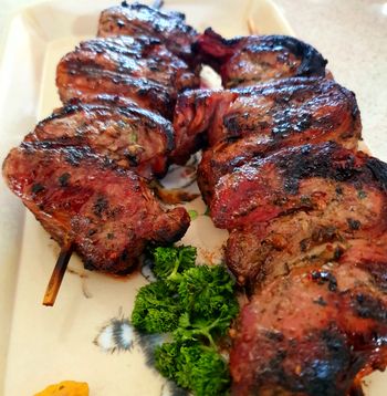 Skewers and lamb, together at last!
