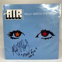AIR "Kelly Watch The Stars" 7" Vinyl Single (ROGER SIGNED) - Includes Moog Cookbook Remix
