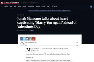 Jonah Manzano talks about heart captivating "Marry You Again" ahead of Valentine's Day