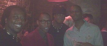 T.LEE Saadiq MK and Tim. can't say nothing. This is the man. i'm cheesing like a school girl.
