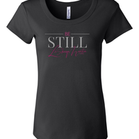WOMENS BE STILL BLACK 