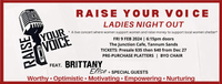 RAISE YOUR VOICE | Ladies Night Out | Brittany Elise 
