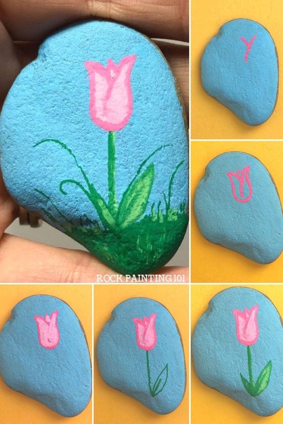 8 Things to Know Before Pour Painting Rocks - Rock Painting 101