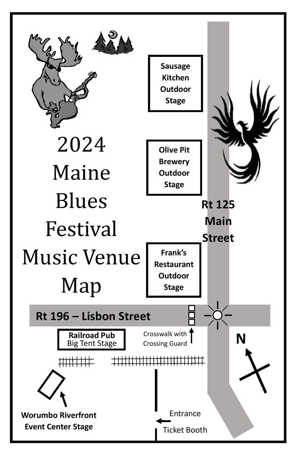 Maine Blues Festival Venues