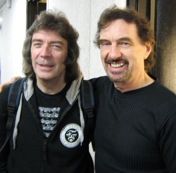 With Steve Hackett
