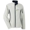 LADIES' SOFT SHELL BRUSHED BACK JACKET