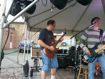 Matt, Rocking out on Chris' Charvel! See the video at http://www.youtube.com/watch?v=nHAcJvVIR48&feature=youtu.be
