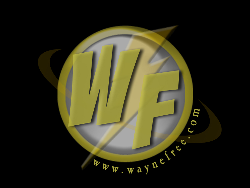 Wayne Free Logo - Black