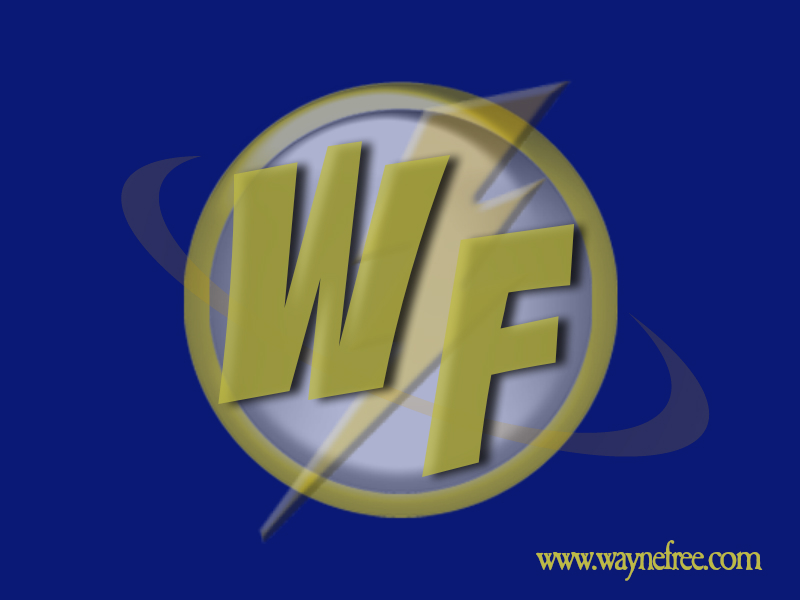 Wayne Free Logo - Blue