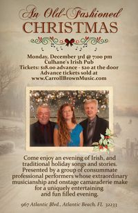 An Old-Fashioned Christmas Acoustic Concert-Culhanes