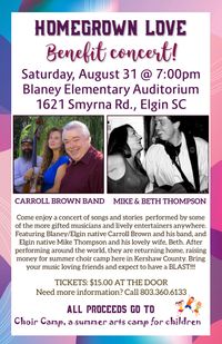 Homegrown Love Choir Camp Benefit