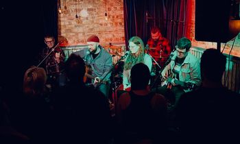 Our sold-out album launch party show at The Harrison, London. Part of the 'Songs from the Campfire' tour. Pic by Yvonne Cogswell.
