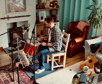 Simon Key recording "Captain of the Seas"
