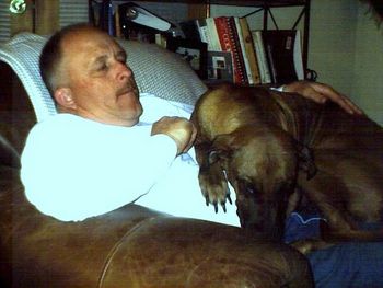 Leilani and Mark napping.
